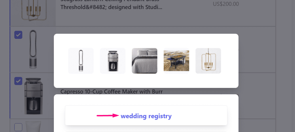 create-wedding-registry-list
